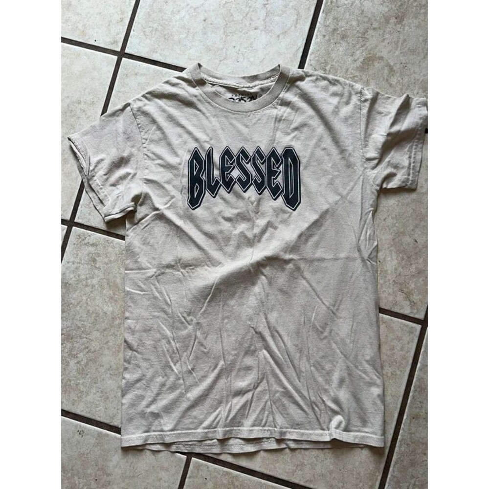 Men’s Popular Poison “Blessed” Shirt Size Small
